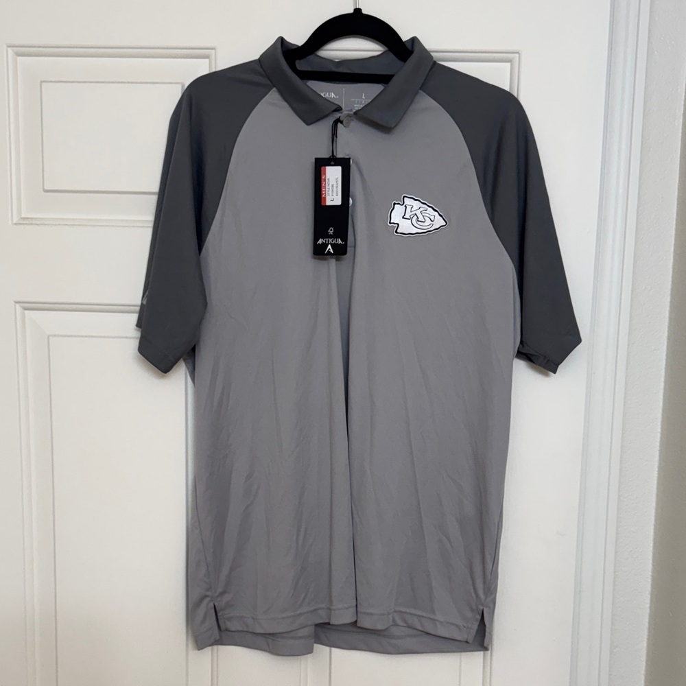 Antigua Kansas City Chiefs Men's Polo with Logo